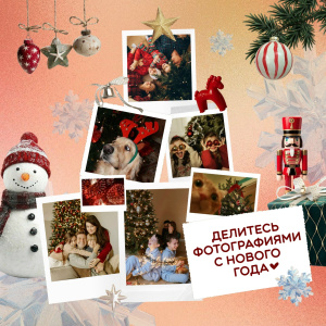 Делитесь фотографиями с нового года
