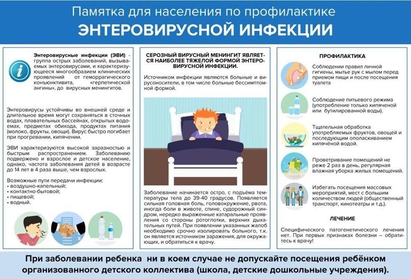 Памятка для населения по профилактике энтеровирусной инфекции Памятка для населения по профилактике энтеровирусной инфекции