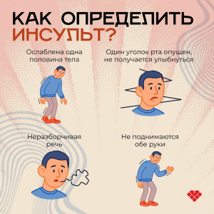 Как определить инсульт?