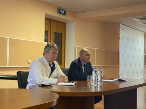 Встреча с заместителем директора Департамента здравоохранения Югры Юрием Владимировичем Веретельниковым