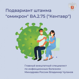 Подвариант штамма "омикрон" BA.2.75 ("Кентавр")