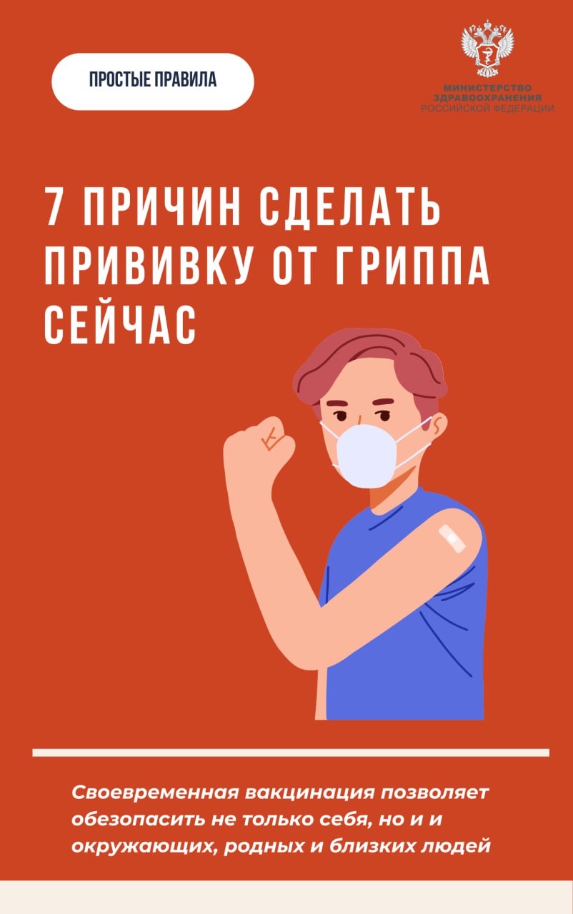 7 причин сделать прививку от гриппа сейчас 7 причин сделать прививку от гриппа сейчас
