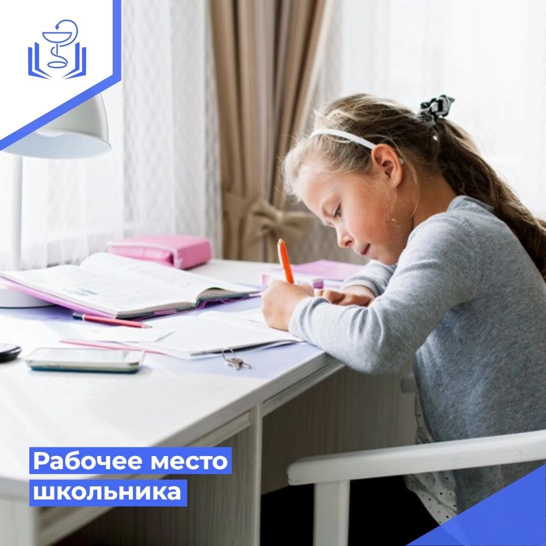 Рабочее место школьника Рабочее место школьника