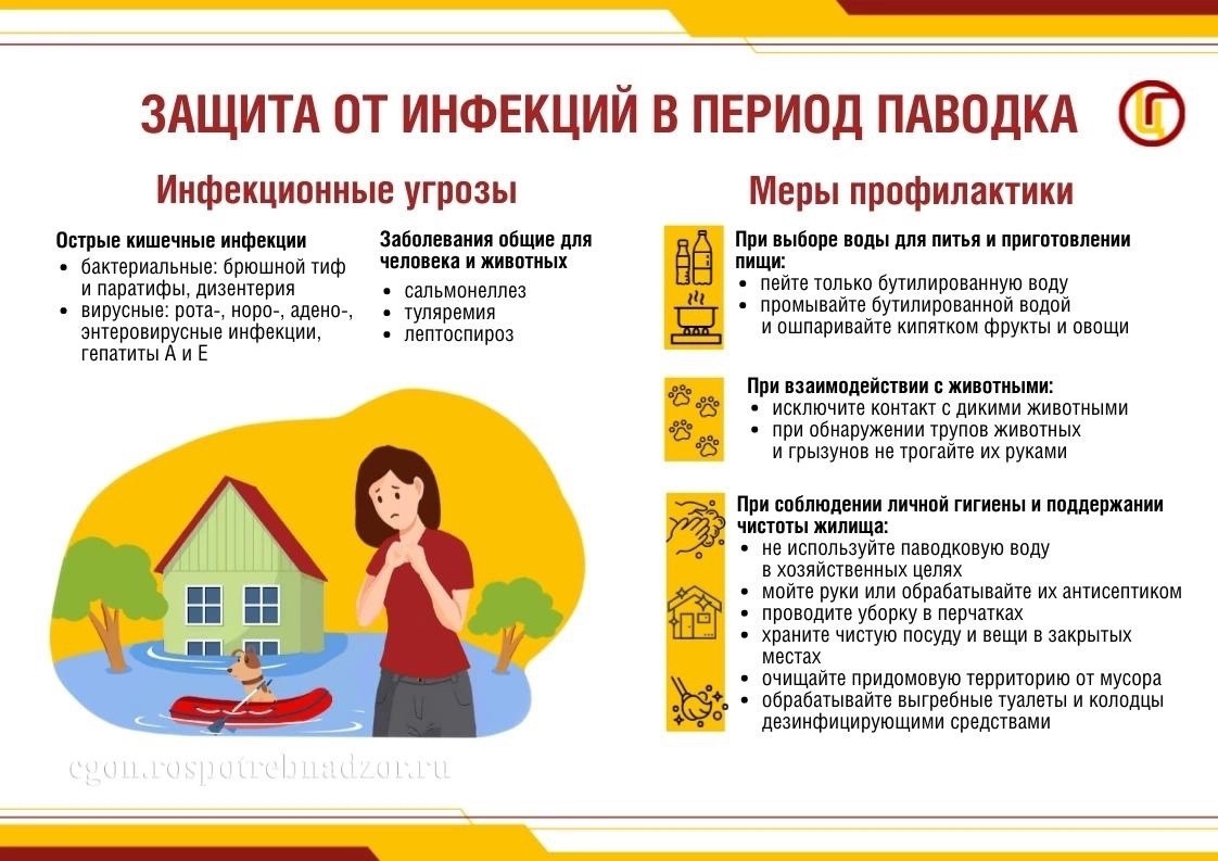 О мерах профилактики инфекционных заболеваний в период весеннего паводка О мерах профилактики инфекционных заболеваний в период весеннего паводка