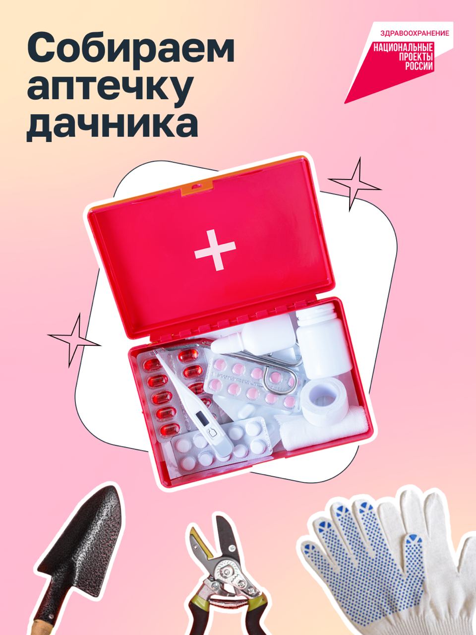 Собираем аптечку дачника Собираем аптечку дачника