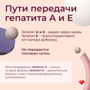Гепатит А и Е