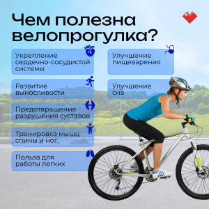 Чем полезна велопрогулка?