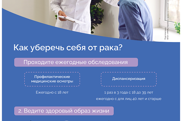 Диспансеризация - шаг к будущему без онкологии!