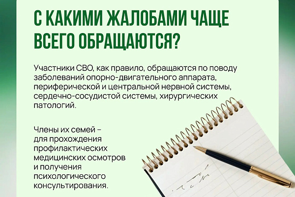 Медицинская помощь участникам СВО