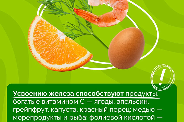 Продукты, которые препятствуют усвоению железа
