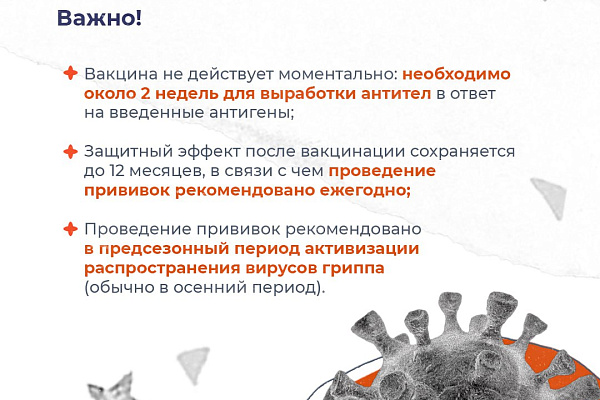 Почему важно вовремя сделать прививку от гриппа?