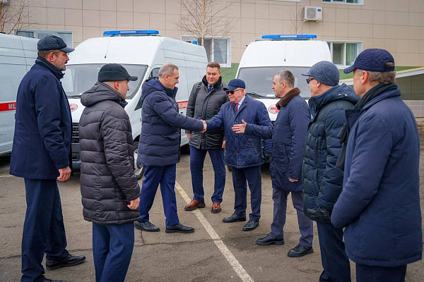 В Югорской городской больнице появится новая машина скорой помощи