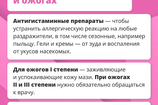 Что должно быть в домашней аптечке
