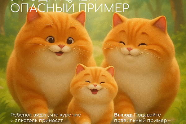В семье закладываются привычки, которые в дальнейшем определяют наше отношение к собственному здоровью.
