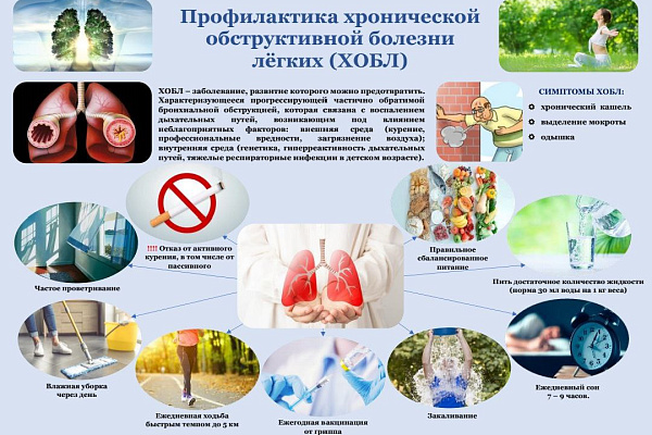 Профилактика хронической обструктивной болезни лёгких (ХОБЛ)