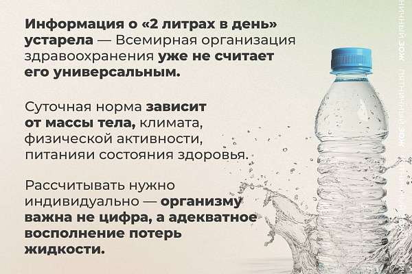 Пятничный ЗОЖ: Сколько воды нужно пить в день?