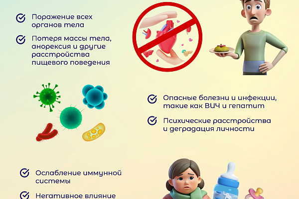 Стадии наркотической зависимости и влияние наркотиков на организм человека