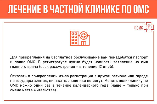 Лечение в частной клинике по ОМС