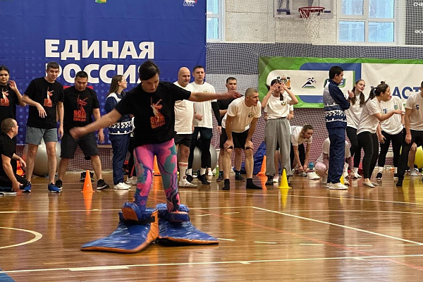 Команда «Пульс» на веселых стартах