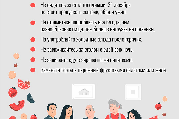 А вы знаете, что длительные новогодние праздники могут сказаться на здоровье?